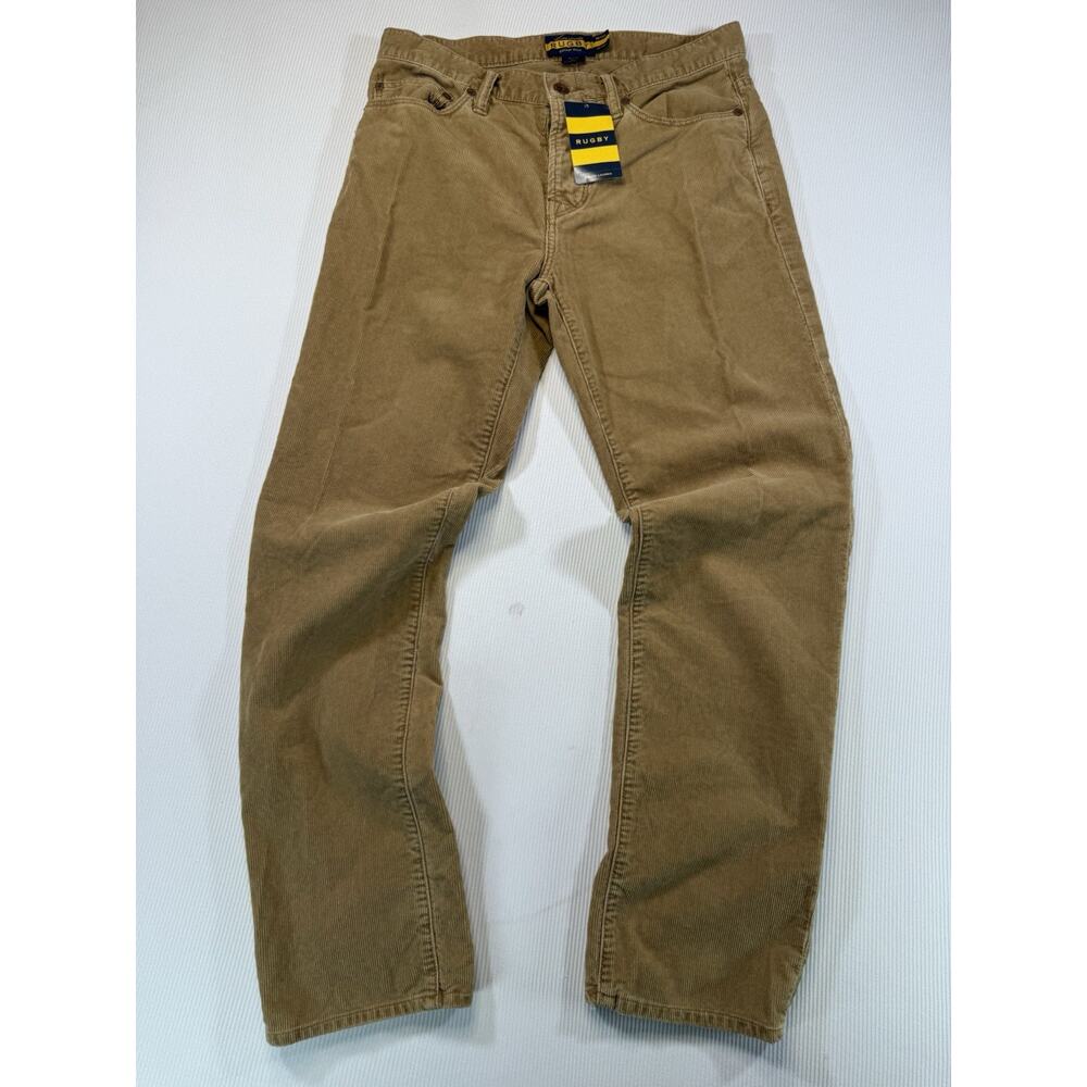 Rugby Ralph Lauren Corduroy Jeans 30x30 Brown Straight 5 Pocket NWT